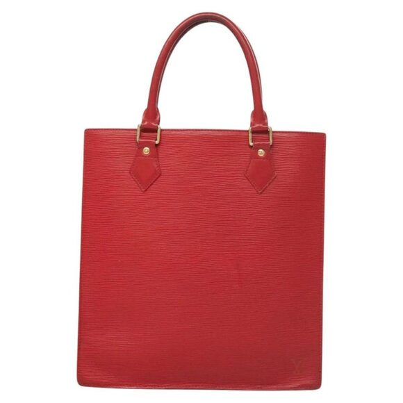 LOUIS VUITTON Epi Sac Plat PM Hand Bag Red - Picture 10 of 15